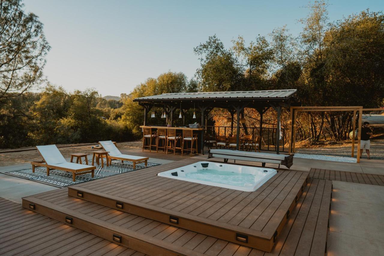 Boho Chic Oasis By Casa Oso With Pool, Spa And Views Ahwahnee Eksteriør bilde
