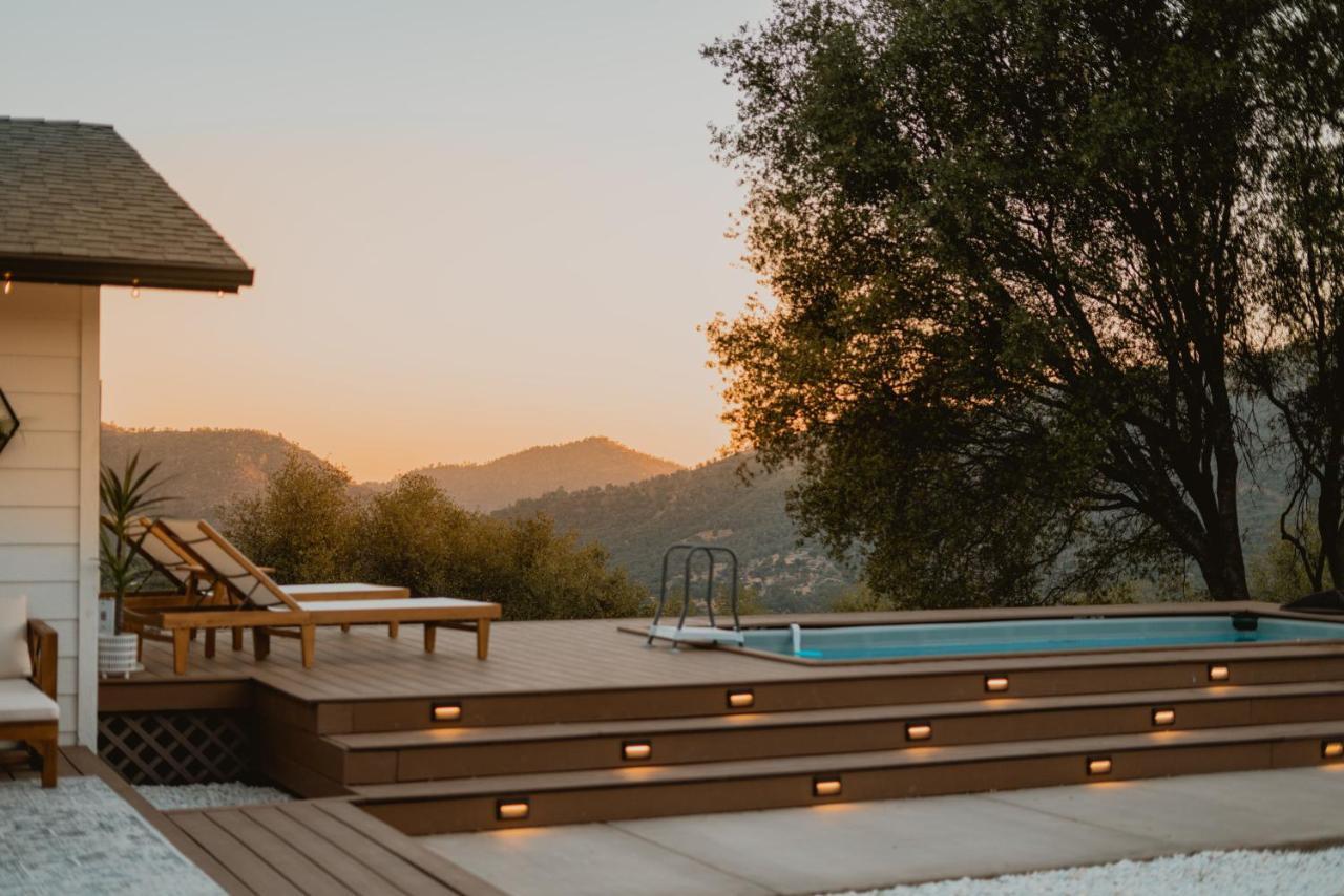 Boho Chic Oasis By Casa Oso With Pool, Spa And Views Ahwahnee Eksteriør bilde