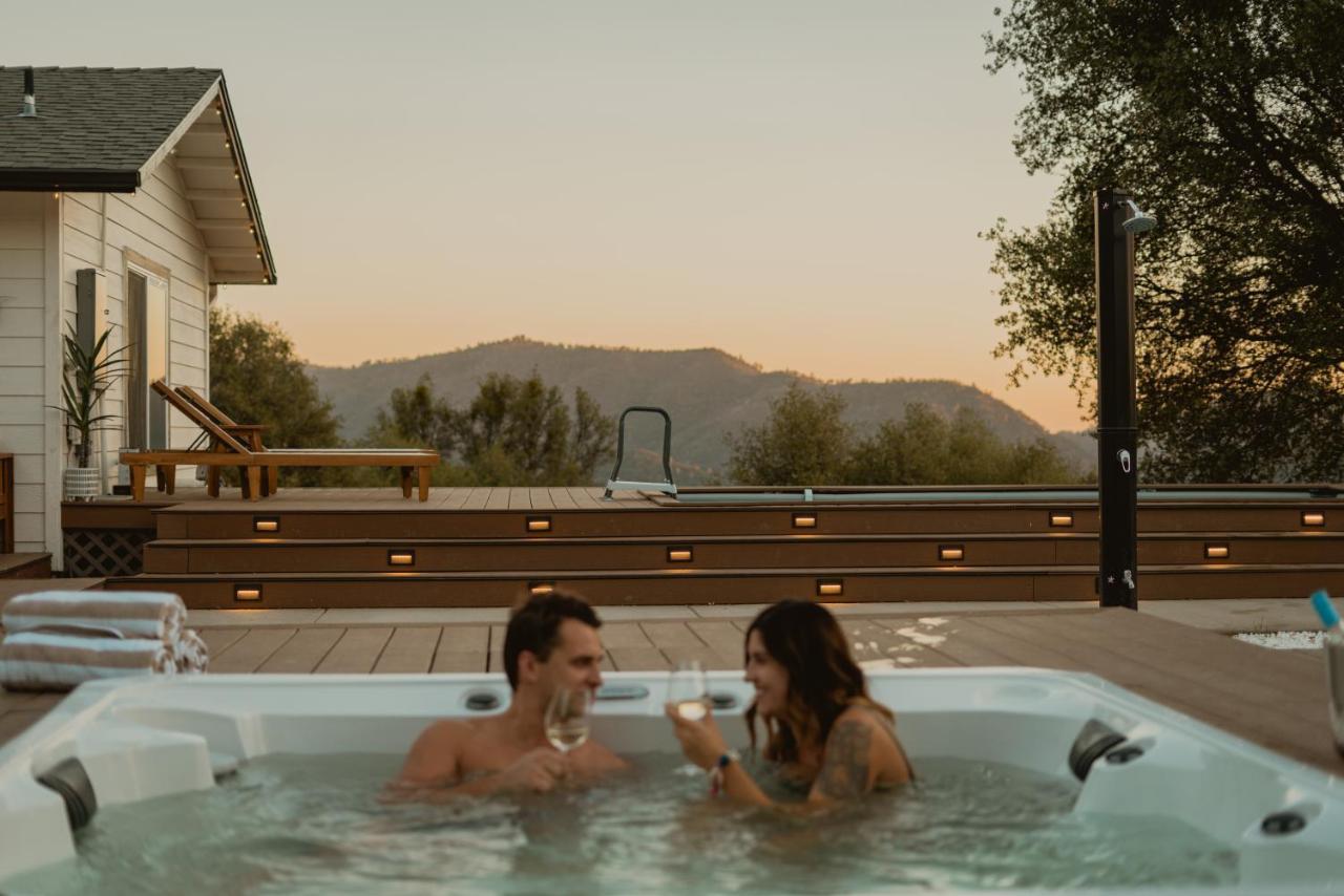 Boho Chic Oasis By Casa Oso With Pool, Spa And Views Ahwahnee Eksteriør bilde